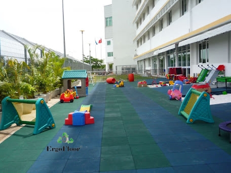 ErgoFloor tham gia hoạt động cải tạo sân chơi trẻ em
