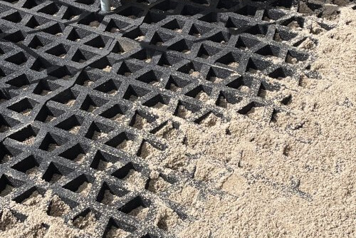 Gạch tổ ong thảm cỏ - Rubber Fall Grass Mats